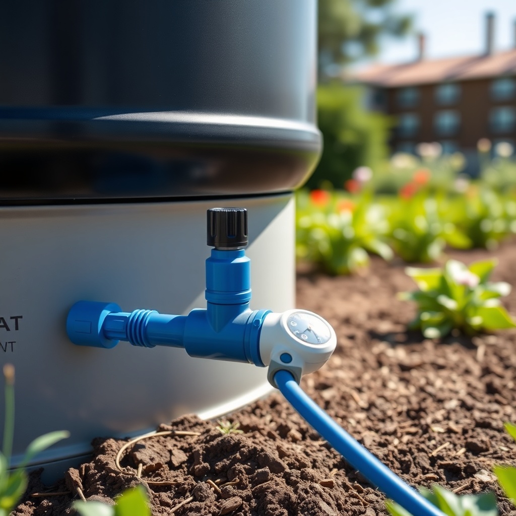 A close-up photorealistic photo showing a Graf Carat tank with a clean