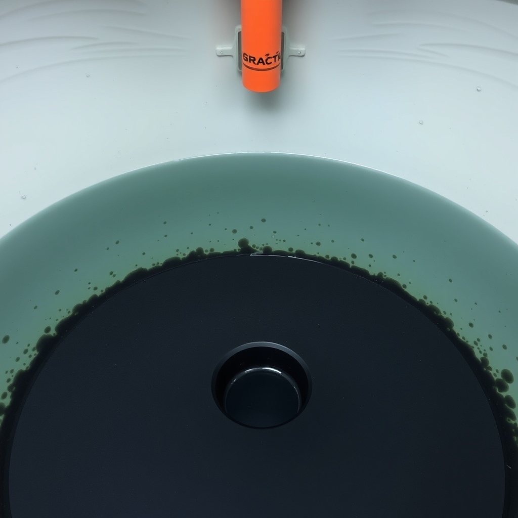 A close-up photo of a Graf Carat tank interior after installation