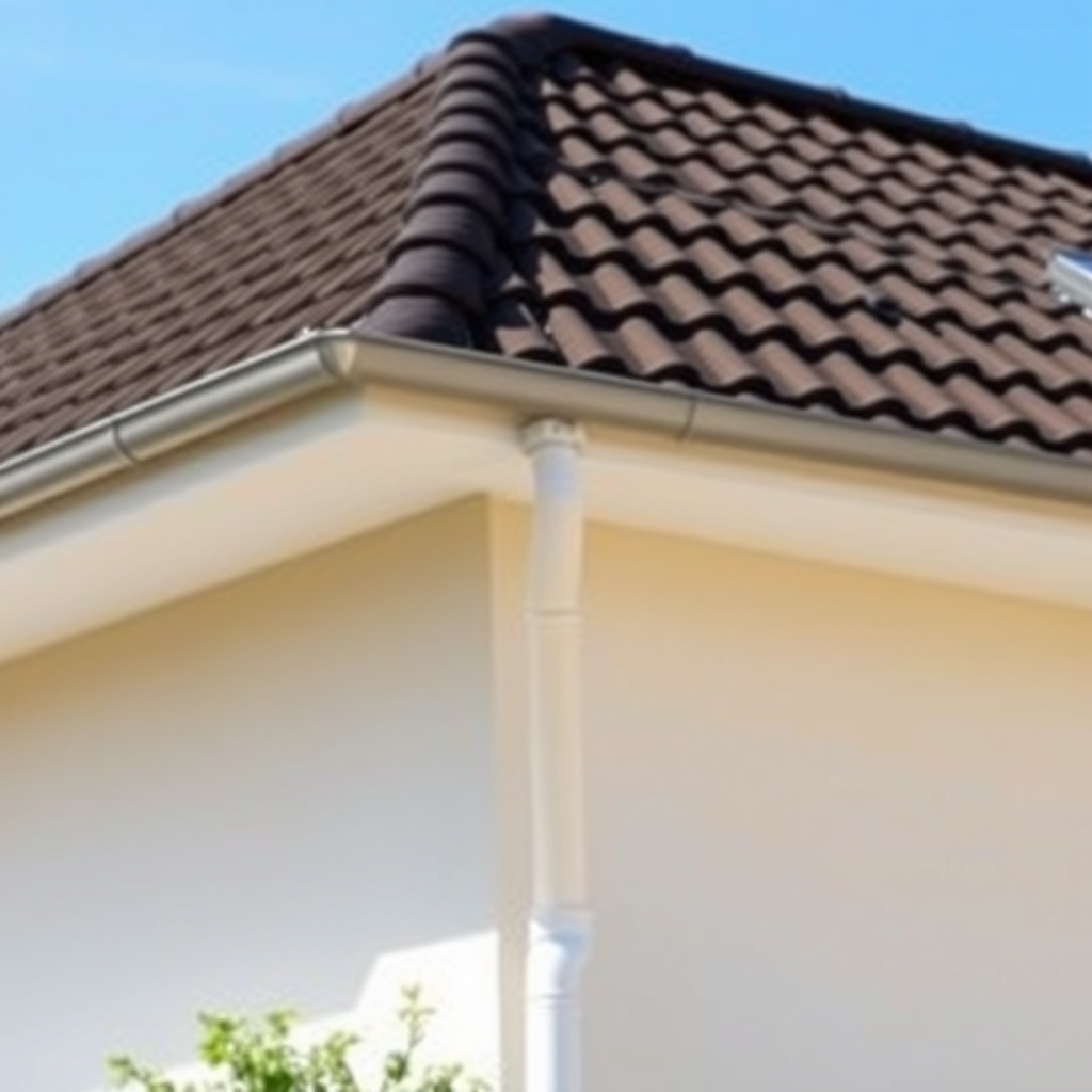 A photorealistic photo of a single-family home with a clean
