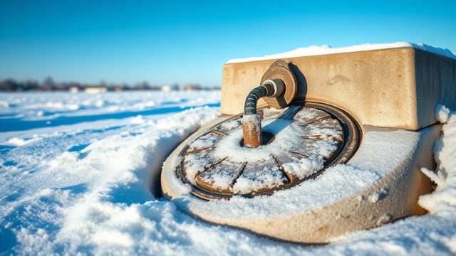Mall Beton-Zisterne: Winterfest machen und Frostschutz